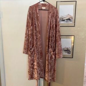 Dark Blush Pink Soft Robe